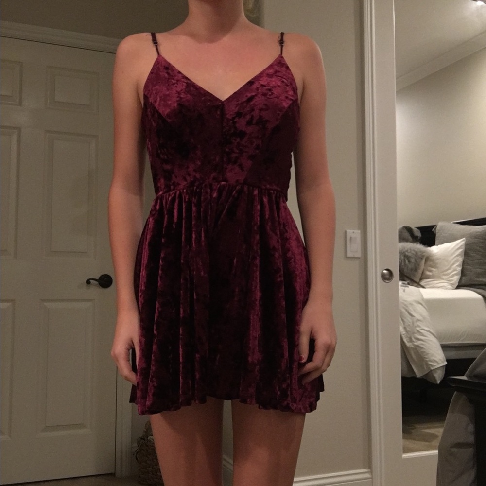 Urban Outiftters Velvet Romper
